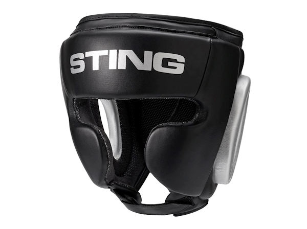 Sting Boxing Armaplus Head Guard Black Silver